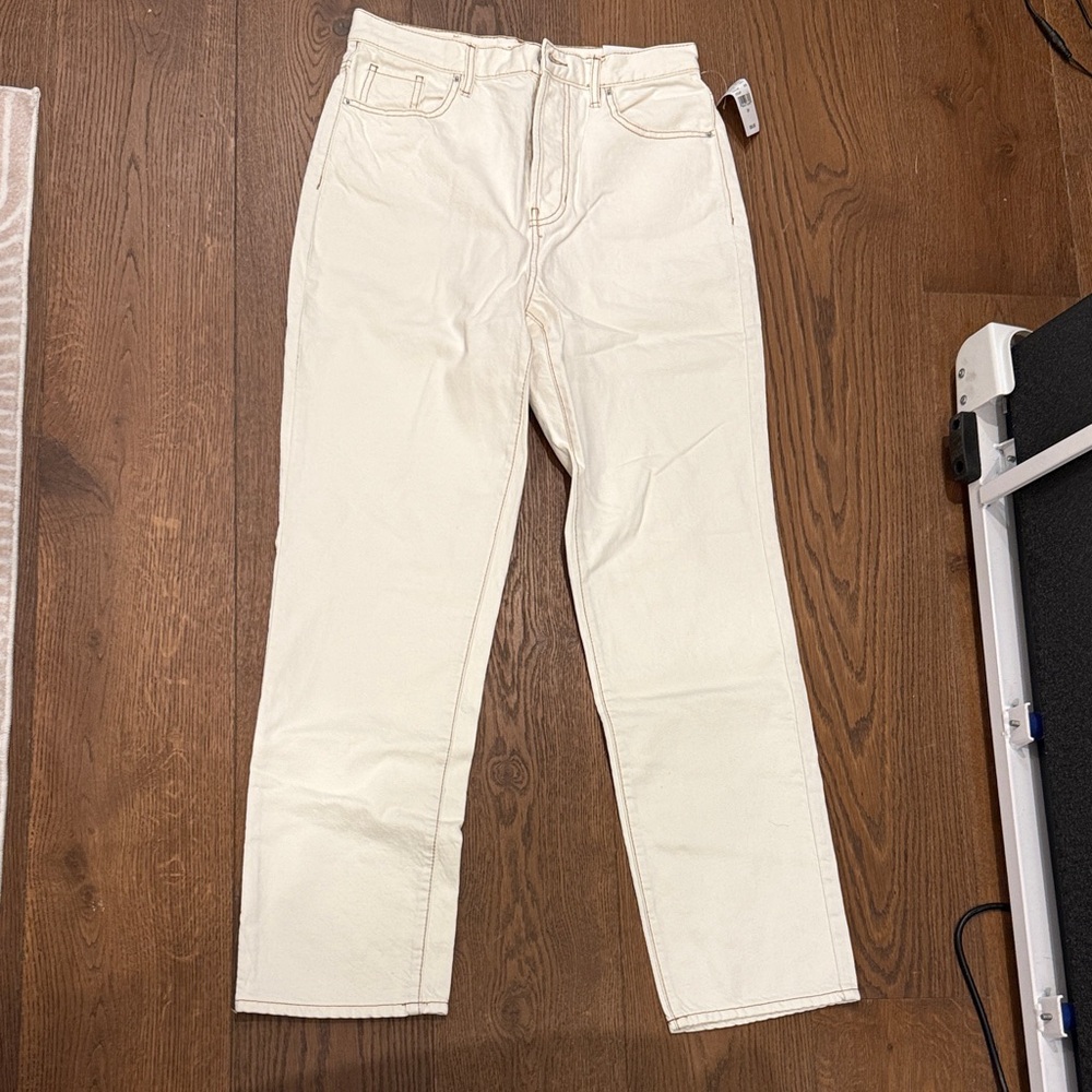 PacSun Off-White Dad Jeans